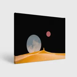 Холст прямоугольный Arrakis sandworm Dune