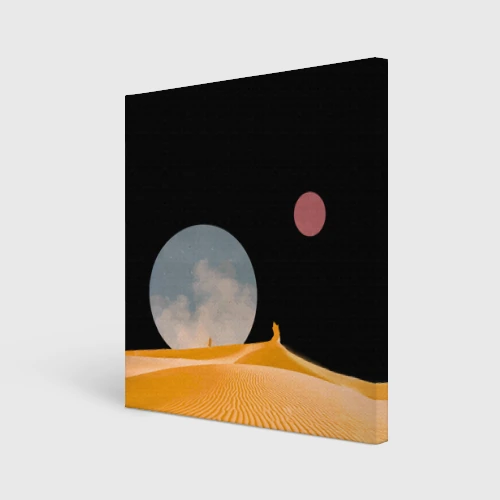Холст квадратный Arrakis sandworm Dune