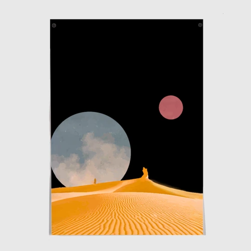Постер Arrakis sandworm Dune