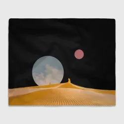Плед 3D Arrakis sandworm Dune