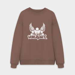 Мужской свитшот oversize без начеса хлопок Street Workout W5 Крылья 