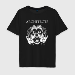 Мужская футболка хлопок Oversize Architects rock dog