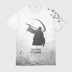Мужская футболка 3D Children of Bodom - white gradient