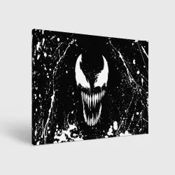 Холст прямоугольный Venom logo