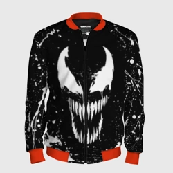 Мужской бомбер 3D Venom logo