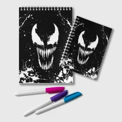 Блокнот Venom logo