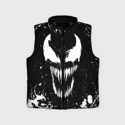 Детский жилет утепленный 3D Venom logo