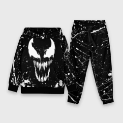 Детский костюм с толстовкой 3D Venom logo