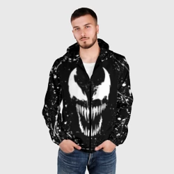 Мужская ветровка 3D Venom logo - фото 2