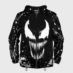 Мужская ветровка 3D Venom logo