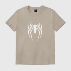Мужская футболка хлопок Spider man logo