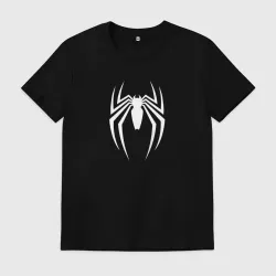 Мужская футболка хлопок Spider man logo