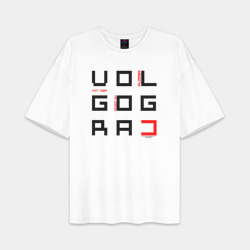 Женская футболка Oversize хлопок premium Волгоград Пиксель