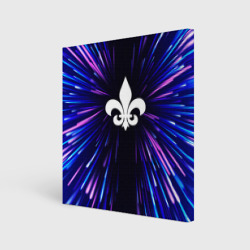 Холст квадратный Saints Row neon energy