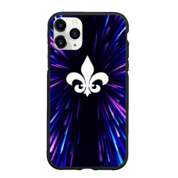 Чехол для iPhone 11 Pro Max матовый Saints Row neon energy