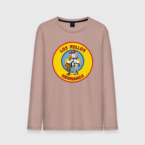 Мужской лонгслив хлопок Los Pollos hermanos Breaking bad