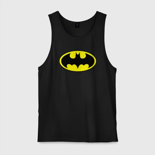 Мужская майка хлопок Batman logo