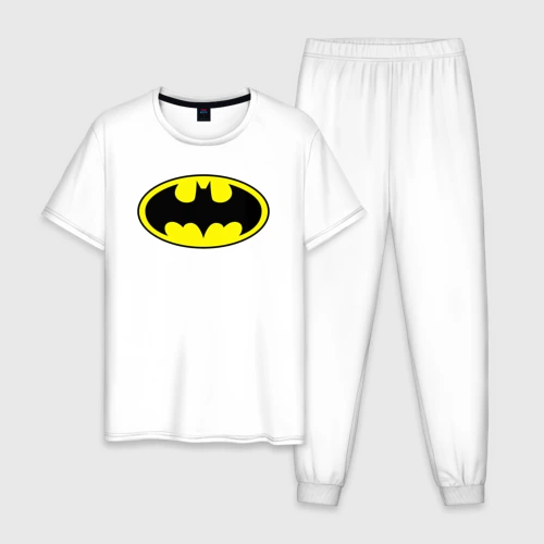 Мужская пижама хлопок Batman logo