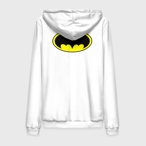 Мужская толстовка на молнии хлопок Batman logo