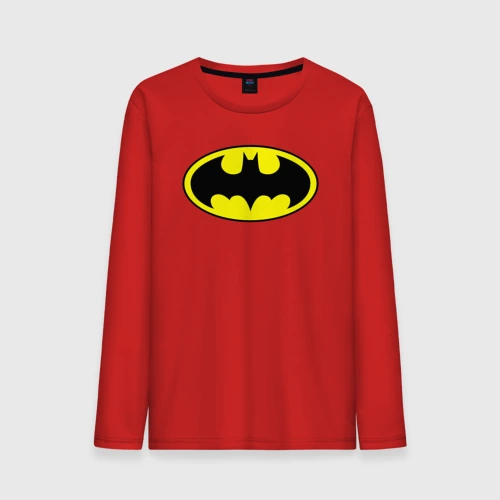Мужской лонгслив хлопок Batman logo
