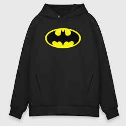 Мужское худи Oversize хлопок Batman logo