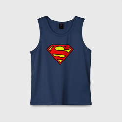 Детская майка хлопок Superman logo