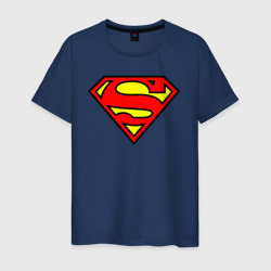 Мужская футболка хлопок Superman logo