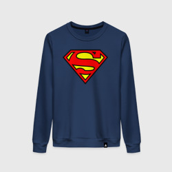 Женский свитшот хлопок Superman logo