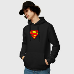 Мужская толстовка хлопок Superman logo - фото 2