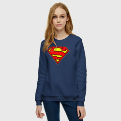 Женский свитшот хлопок Superman logo - фото 2