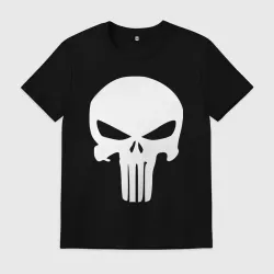 Мужская футболка хлопок Punisher logo