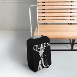 Чехол для чемодана 3D Queen Freddie Mercury король - фото 2