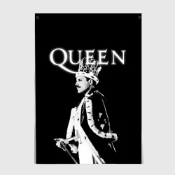 Постер Queen Freddie Mercury король