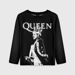 Детский лонгслив 3D Queen Freddie Mercury король