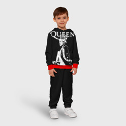 Детский костюм с толстовкой 3D Queen Freddie Mercury король - фото 2