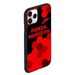 Чехол для iPhone 11 Pro Max матовый Forza Horizon - red gradient посередине - фото 2
