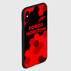Чехол для iPhone XS Max матовый Forza Horizon - red gradient посередине - фото 2