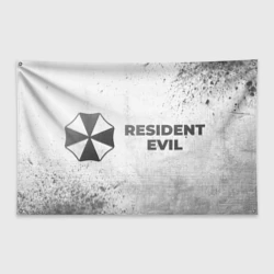 Флаг-баннер Resident Evil - white gradient по-горизонтали