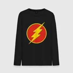 Мужской лонгслив хлопок Flash logo