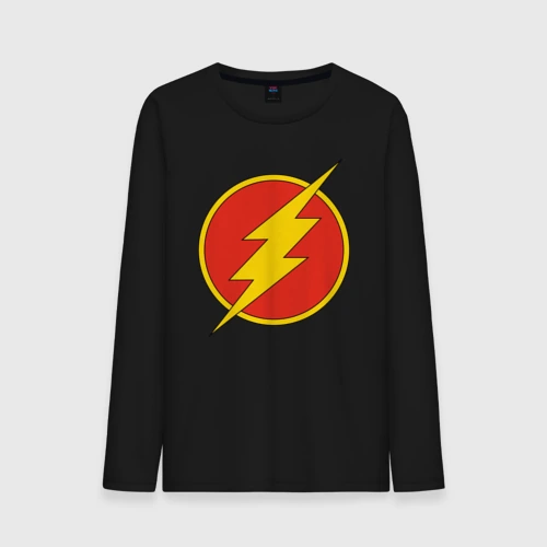 Мужской лонгслив хлопок Flash logo