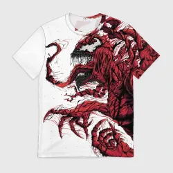 Мужская футболка 3D Carnage - Symbiot