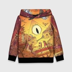 Детская толстовка 3D Гравити Фолз - все персонажи