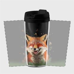 Термокружка-непроливайка Лиса с улыбкой - фото 2