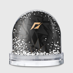 Игрушка Снежный шар Need for Speed golden poly
