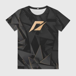 Женская футболка 3D Need for Speed golden poly