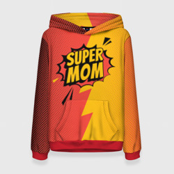 Женская толстовка 3D Super mom - superhero
