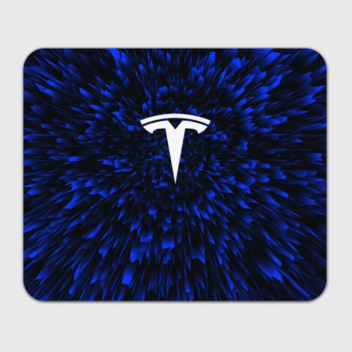 Прямоугольный коврик для мышки Tesla blue energy