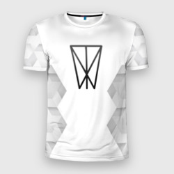 Мужская футболка 3D Slim Within Temptation white poly