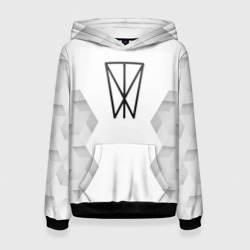 Женская толстовка 3D Within Temptation white poly