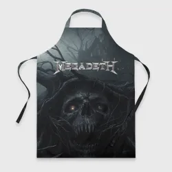 Фартук 3D Megadeth череп под деревом